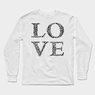 Love #1 black Long Sleeve T-Shirt